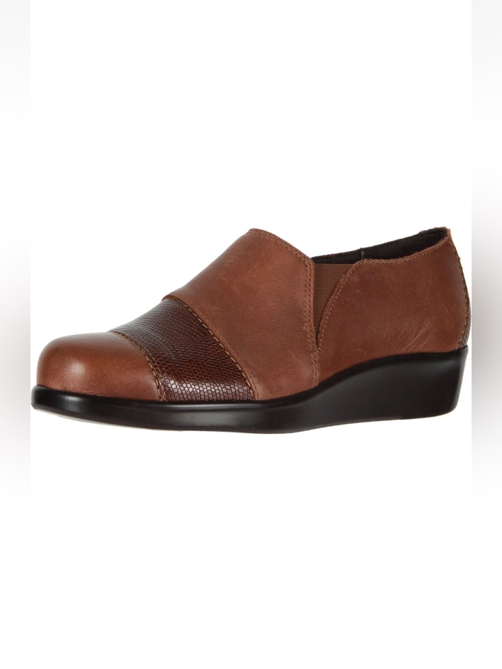 SAS Women’s Nora Auburn/Lizard Shoes 7.5 Wide. NEW WITH BOX.